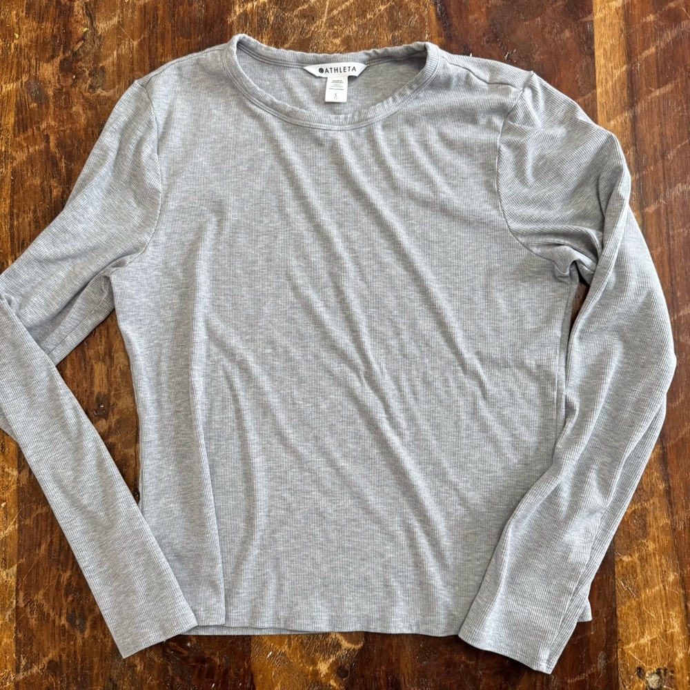 Athleta signature rib top